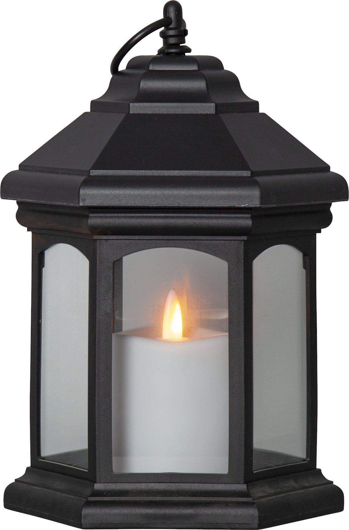 Lykta Linta Svart 26 cm