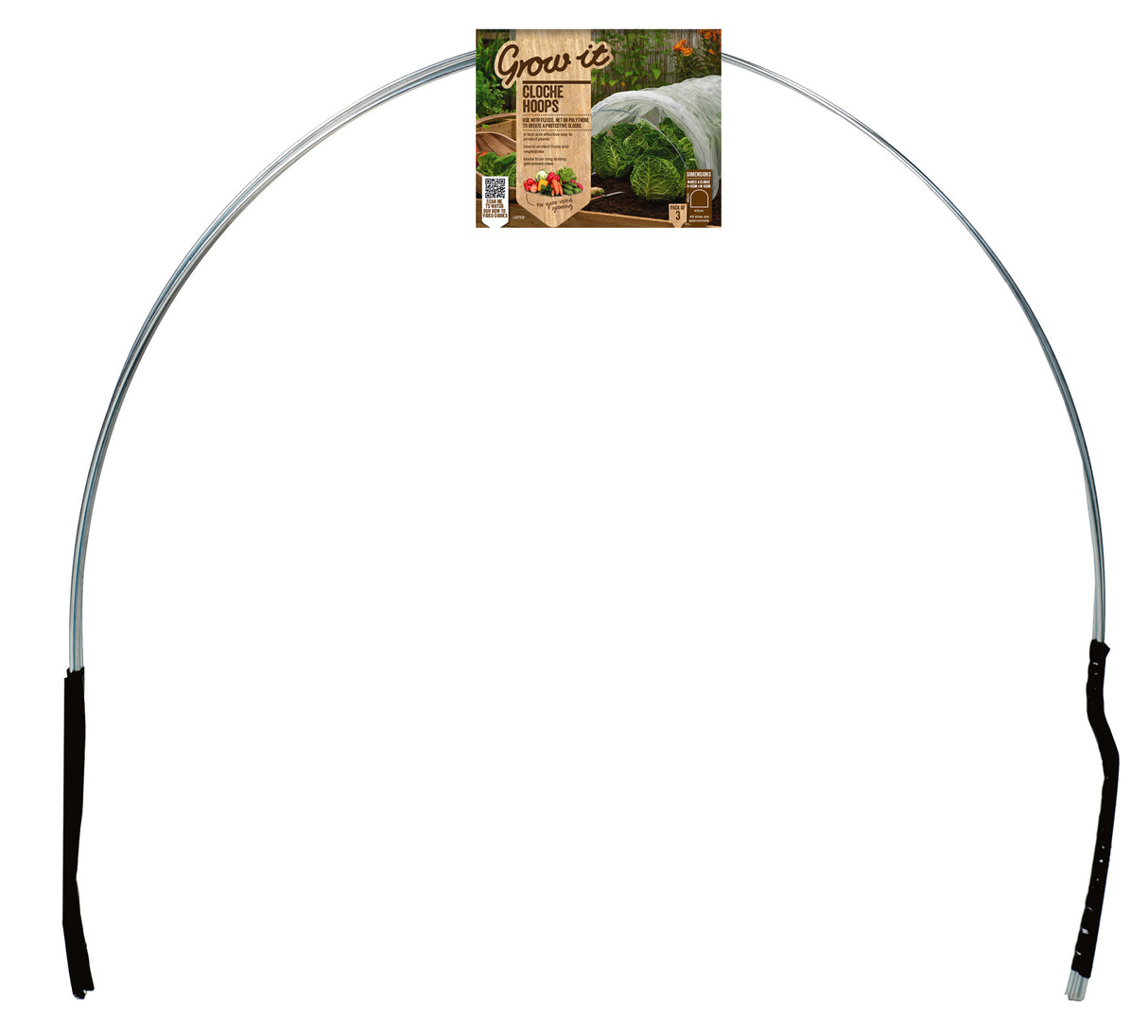 Bågar till Odlingstunnel 45cm - 3st