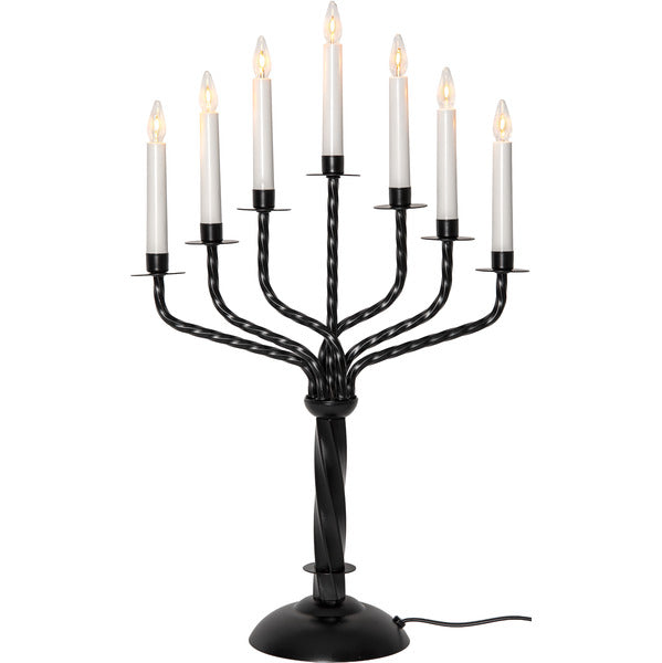 Ljusstake Bore Svart metall 7L