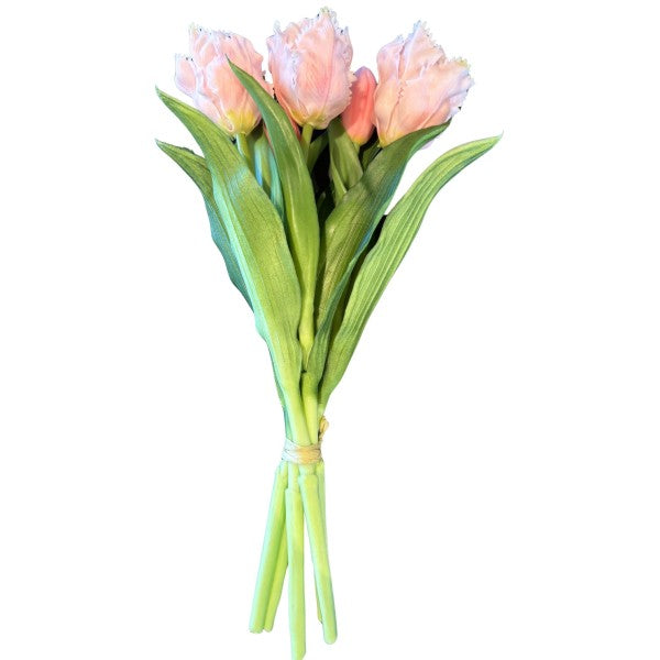 PARROT TULIP BOUQUET-5 PINK 30CM
