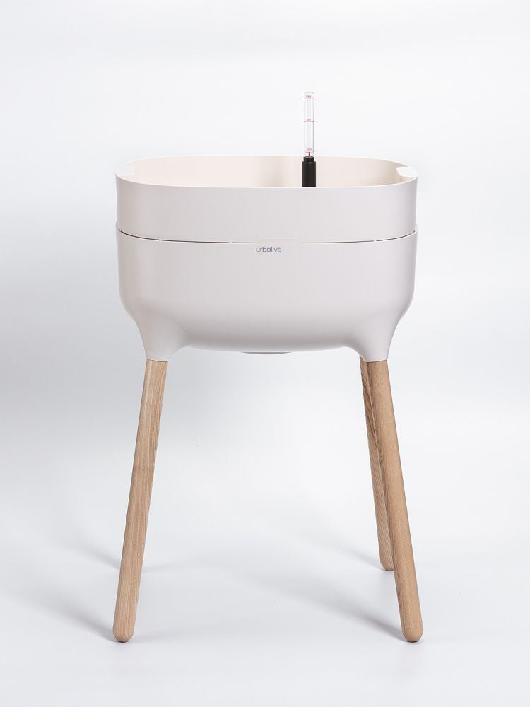 Odlingslåda 'Urbalive High Planter' Ivory