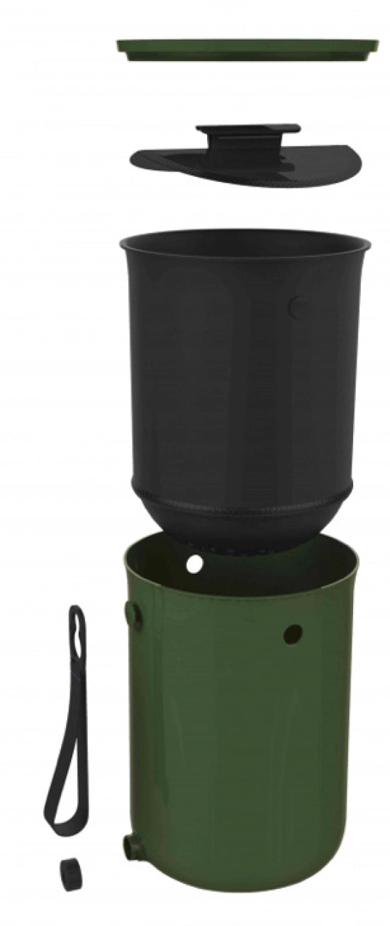 Bokashi 2.0 'Olivgrön' 2st inkl 1kg strö