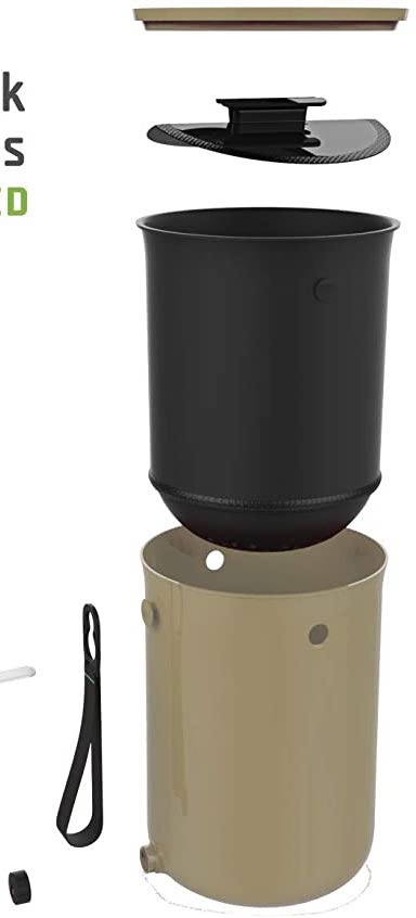 Bokashi 2.0 'Cappuccino' 2st inkl 1kg strö