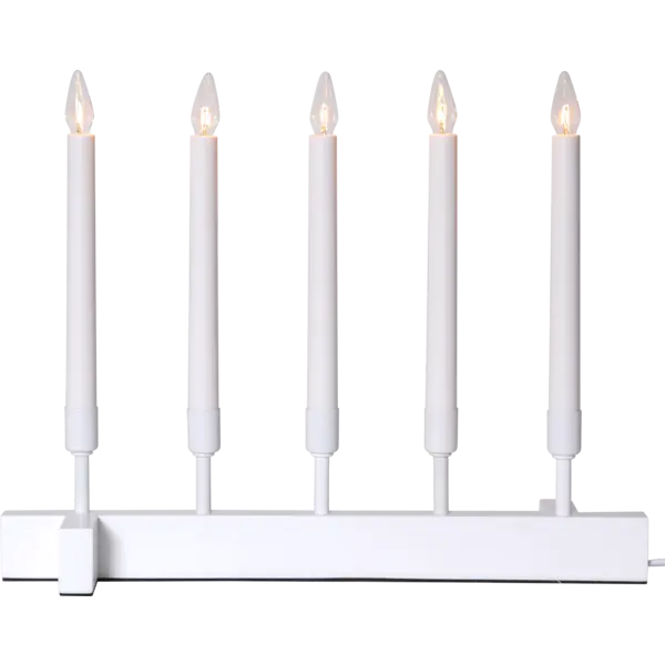 Ljusstake Vind Vit 5L
