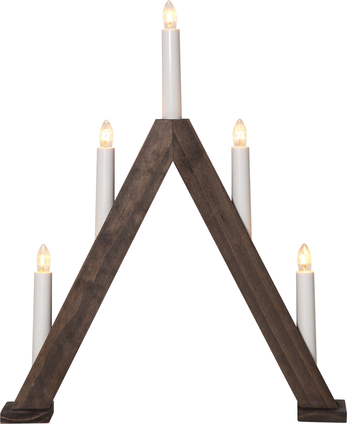 Ljusstake Albo Brun A-form 9L