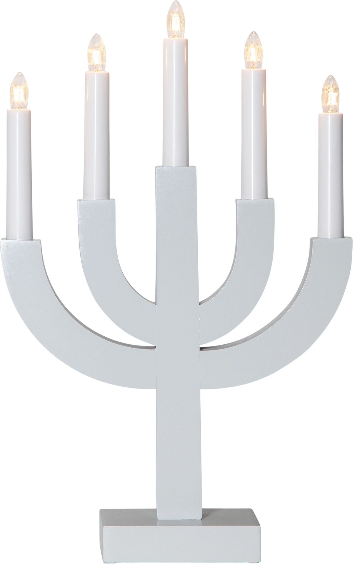 Ljusstake Selma Grå 5L