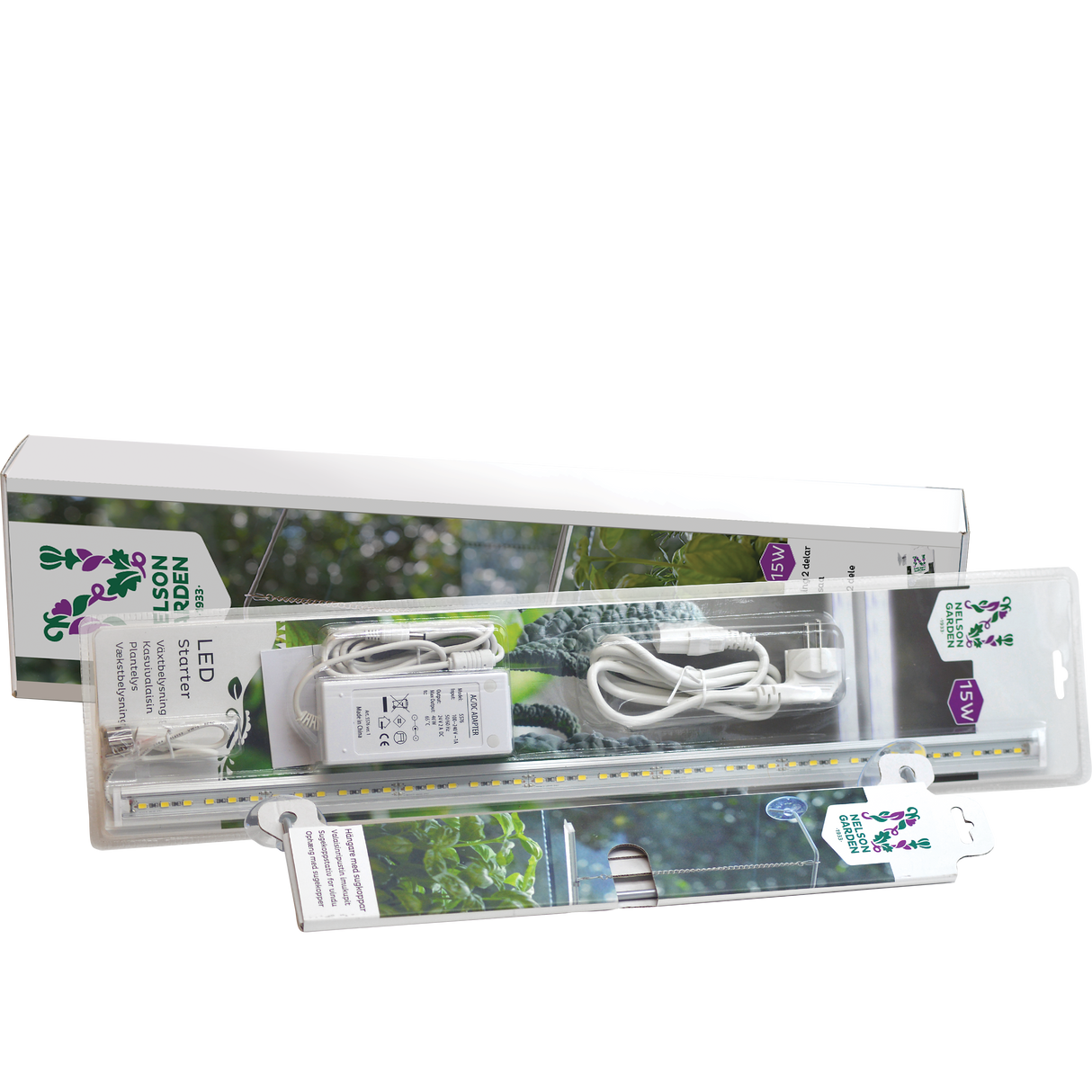 Växtbelysning, Presentförp. 2delar