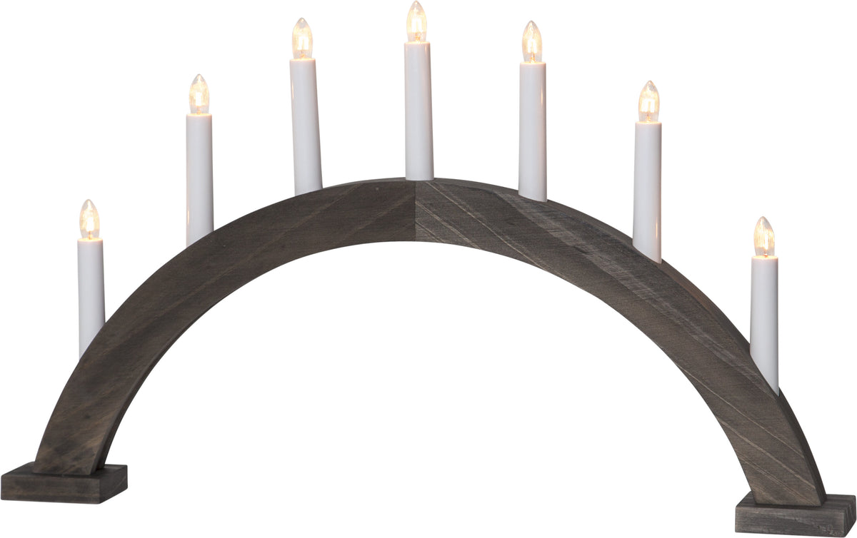 Ljusstake Trapp Brun båge 7L