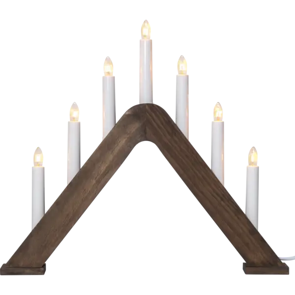 Ljusstake Jarve Brun A-form 7L