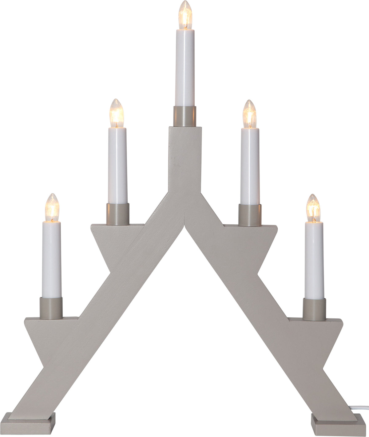 Ljusstake Zack Beige A-form 5L