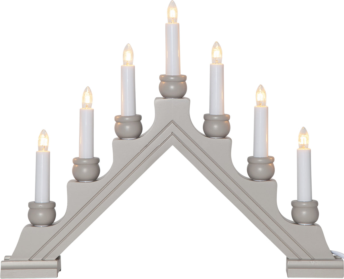 Ljusstake Karin Beige A-form 7L