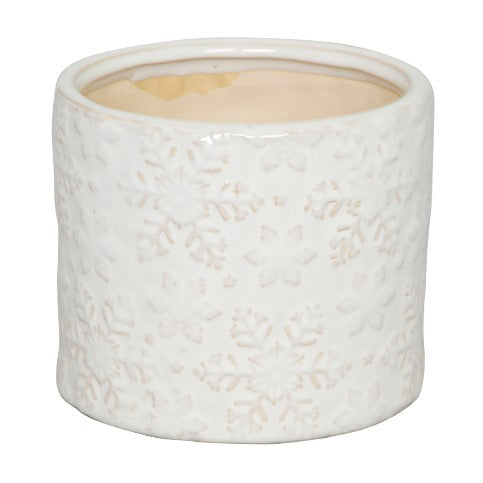 Kruka 'Derya' Creme D11,5cm