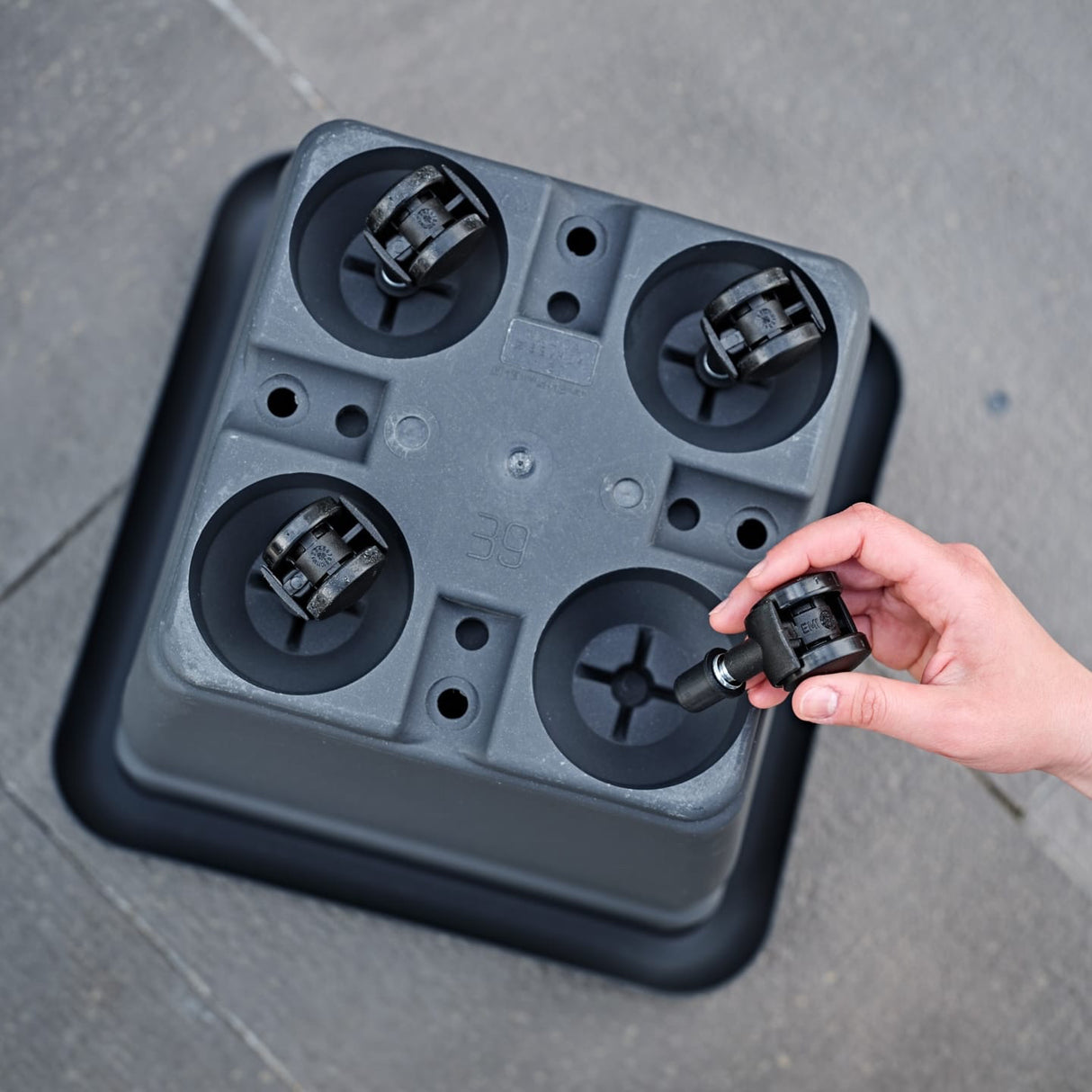 Hjul till Kruka 4-pack