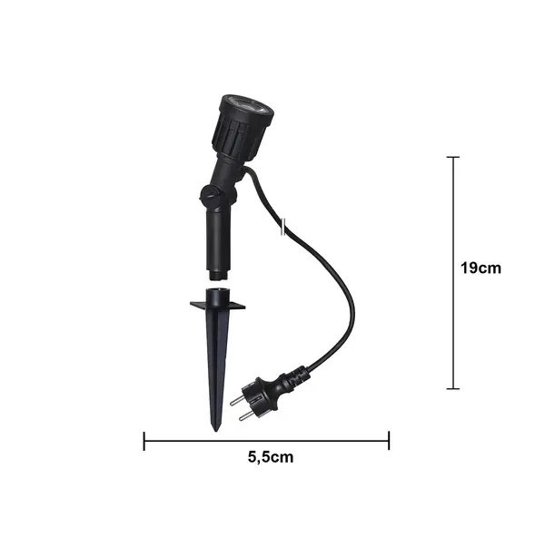 Utomhusdekoration Outdoor LED Spotlight Integrated
