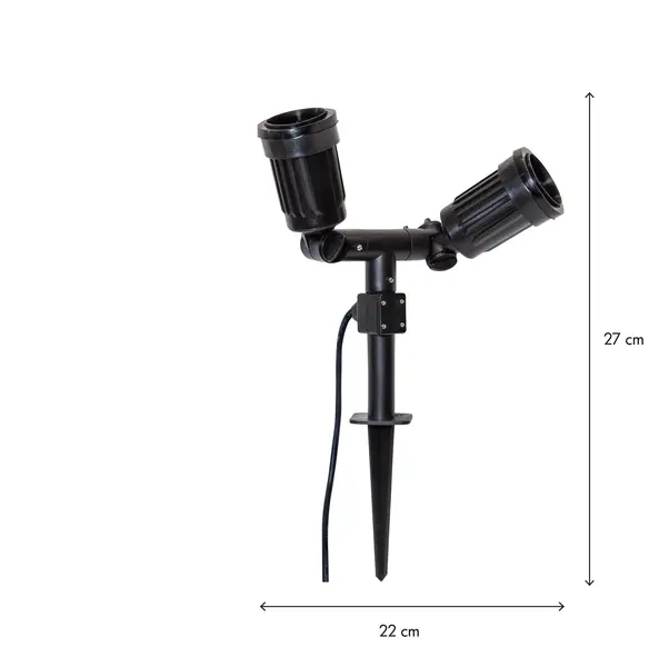 Utomhusdekoration Outdoor Spotlight Fixture E27x2