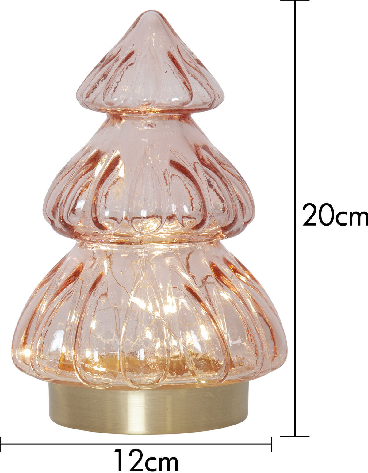 Glasdekoration Abete Rosa