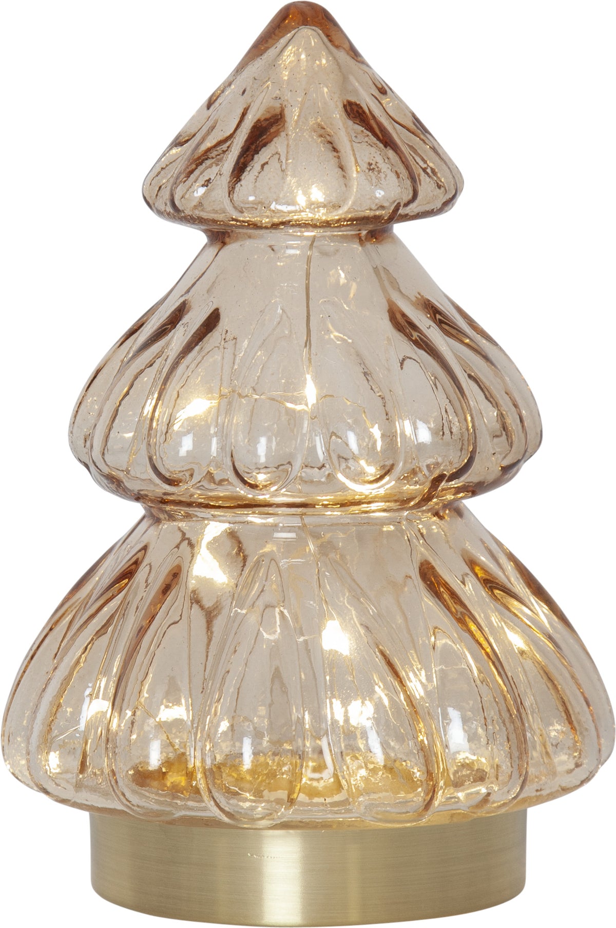 Glasdekoration Abete Beige
