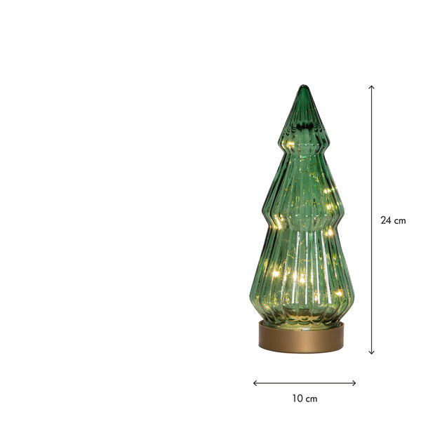Glasdekoration Verde 24cm