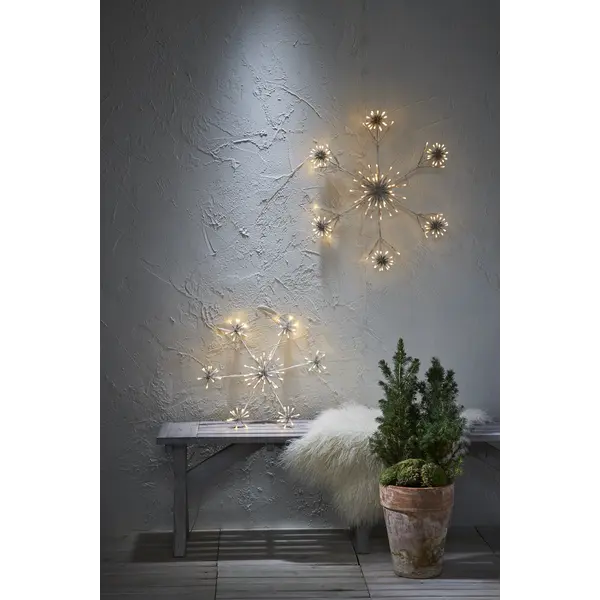 Siluett Flower Snowflake Snöflinga 50cm
