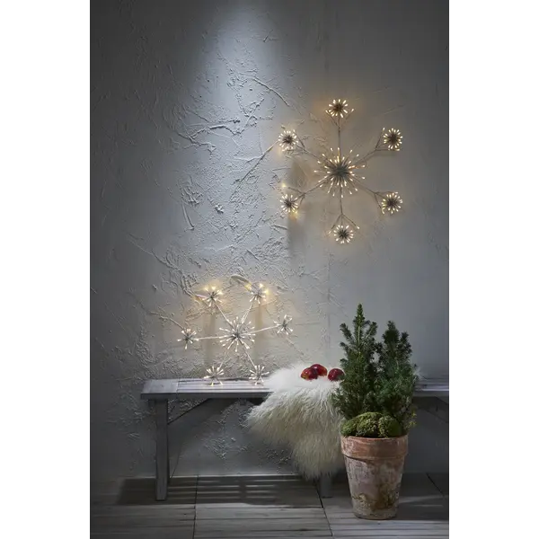 Siluett Flower Snowflake Snöflinga 60cm