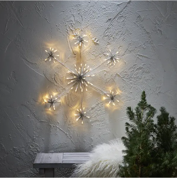 Siluett Flower Snowflake Snöflinga 50cm