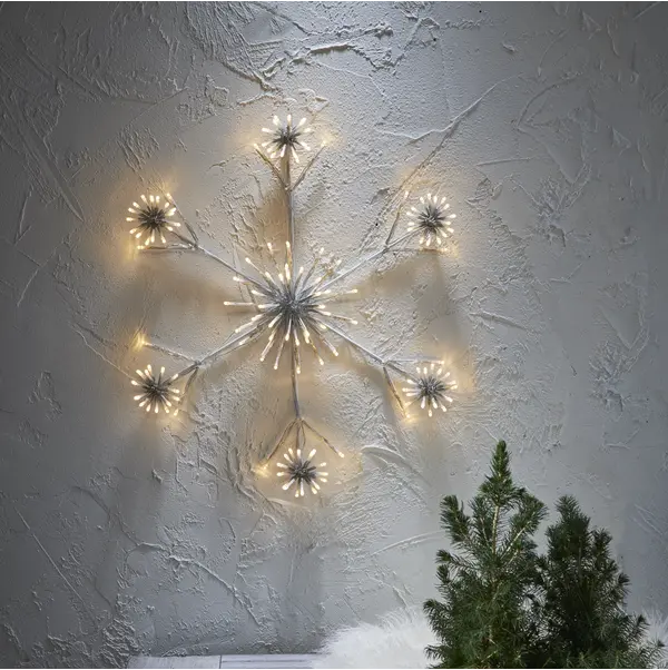 Siluett Flower Snowflake Snöflinga 60cm