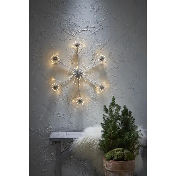 Siluett Flower Snowflake Snöflinga 60cm