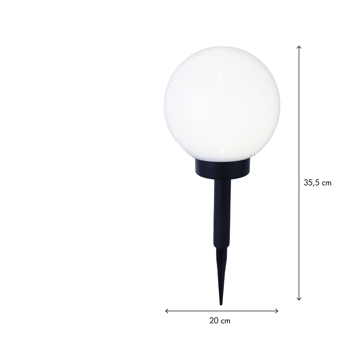 Dekorationsbelysning Solcell 'Globus'