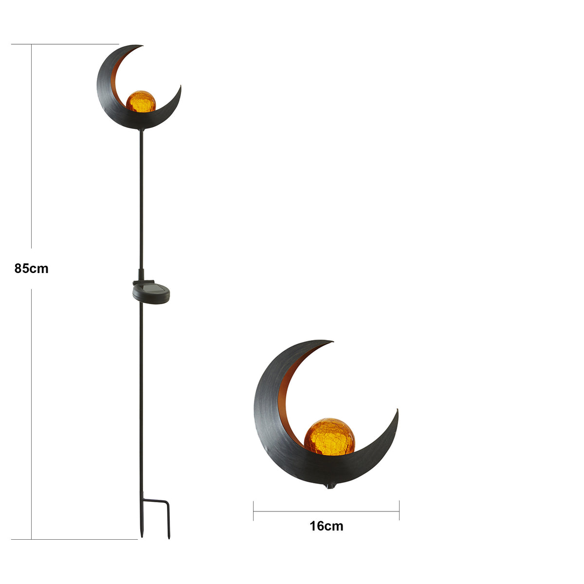 Dekorationsbelysning Solcell 'Melilla' Amber