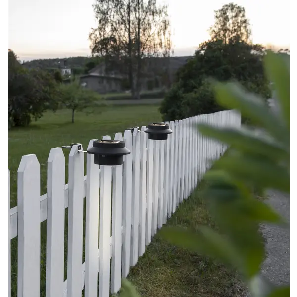 Vägglykta Solcell 'Fency' Svart