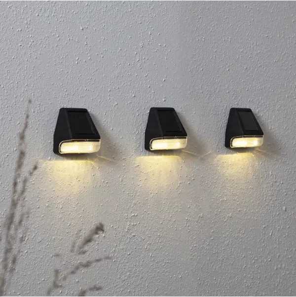 Vägglykta Solcell 'Wally Mini' 3-pack