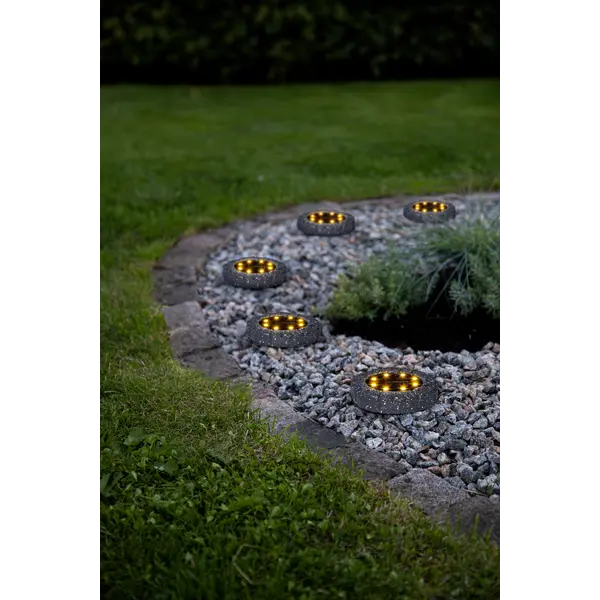 Spotlight Solcell 'Lawnlight' Grå 2-pack