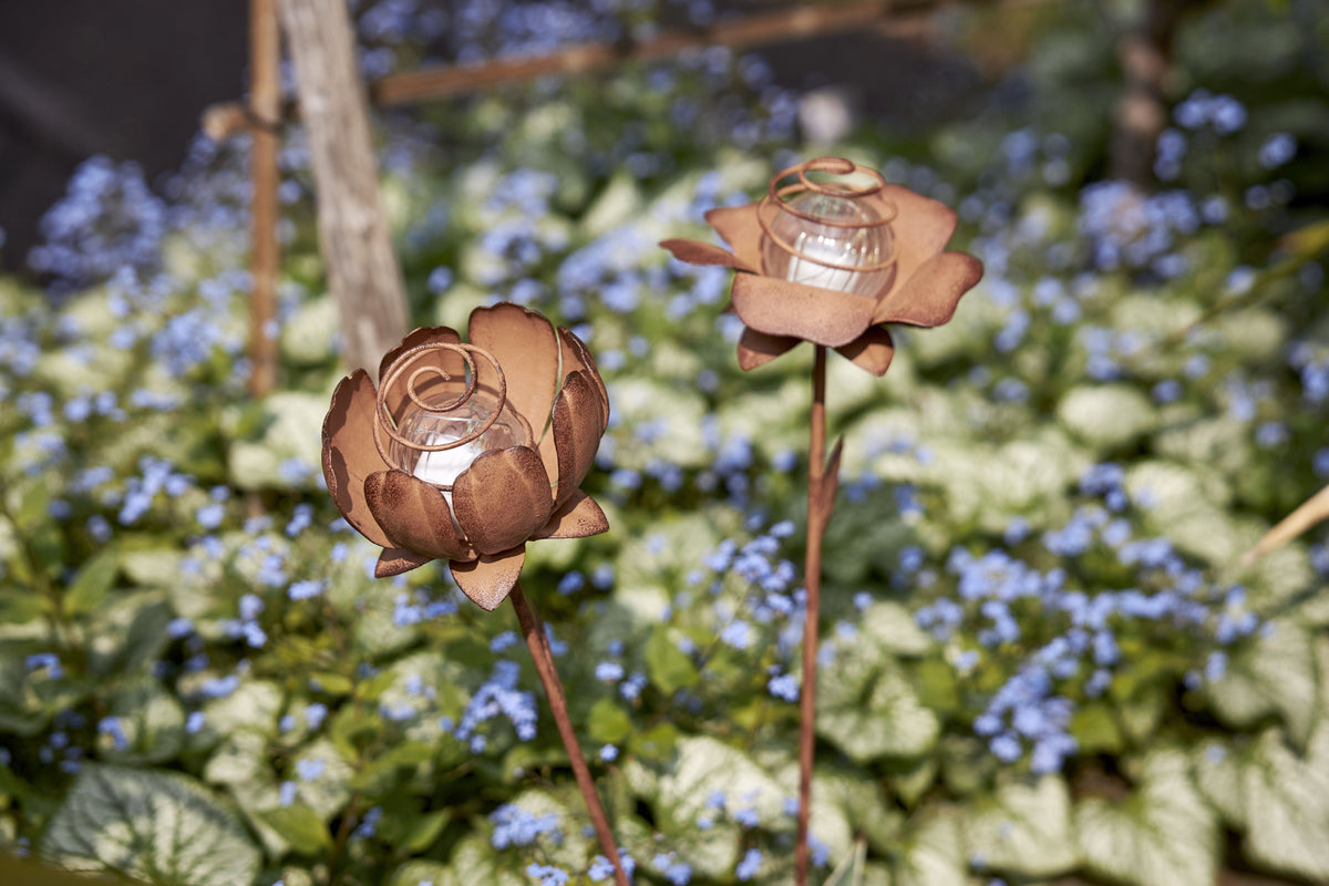 Dekorationsbelysning Solcell 'Oxida Flower' 2-pack