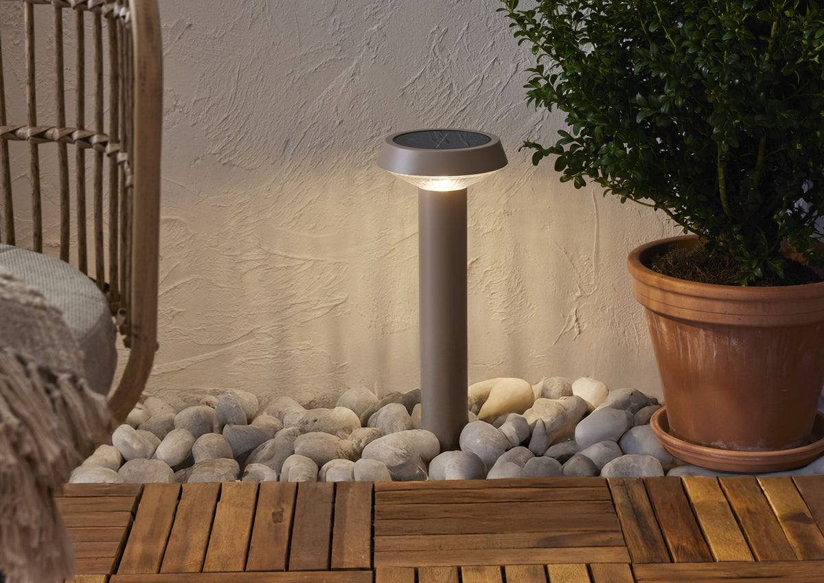 Gångbelysning Solcell 'Casa' Beige
