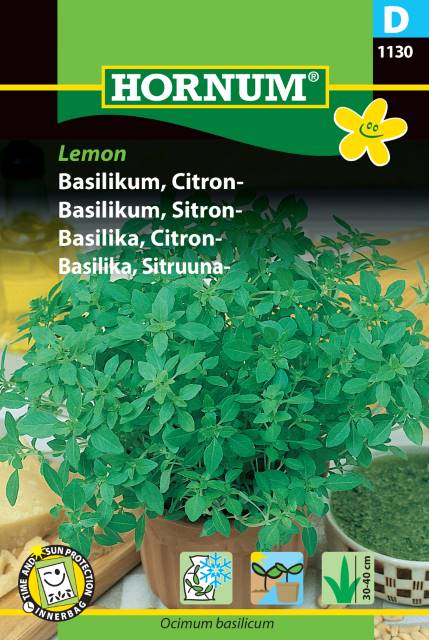 Citronbasilika 'Lemon' frö