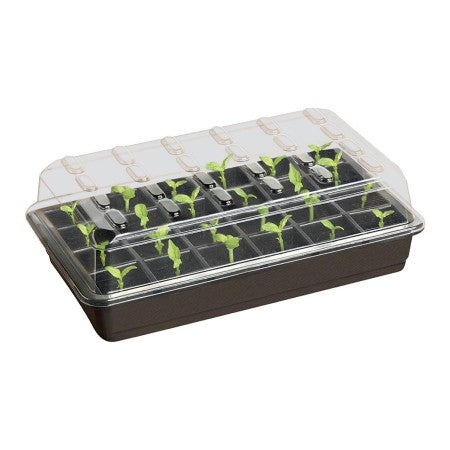 Miniväxthus 'Seed Starter Set' 24 Celler