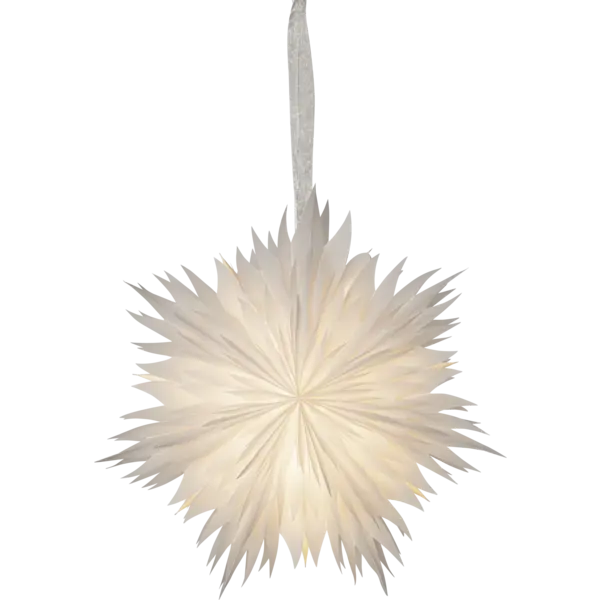 Pappersstjärna Dis Vit 45cm