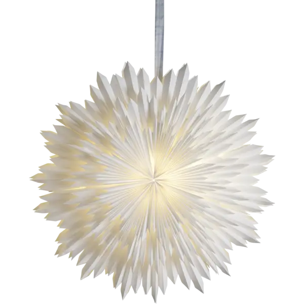 Pappersstjärna Ice Vit 70cm