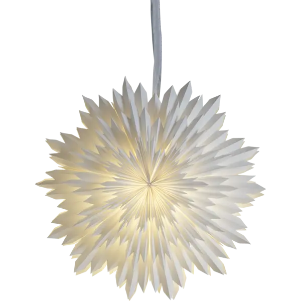 Pappersstjärna Ice Vit 50cm