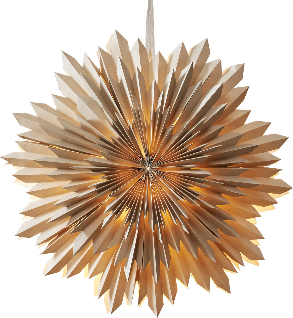 Pappersstjärna Ice Beige 50cm