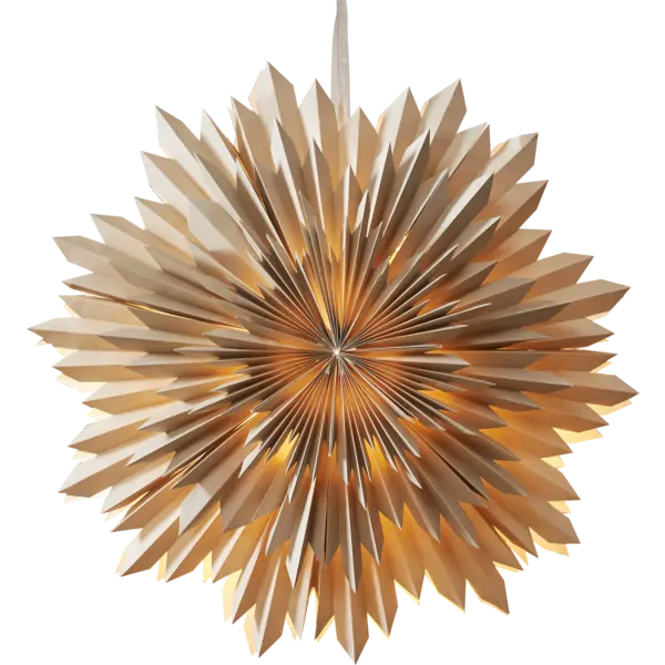 Pappersstjärna Ice Beige 50cm