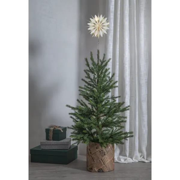 Toppstjärna Flinga Vit 10 LED