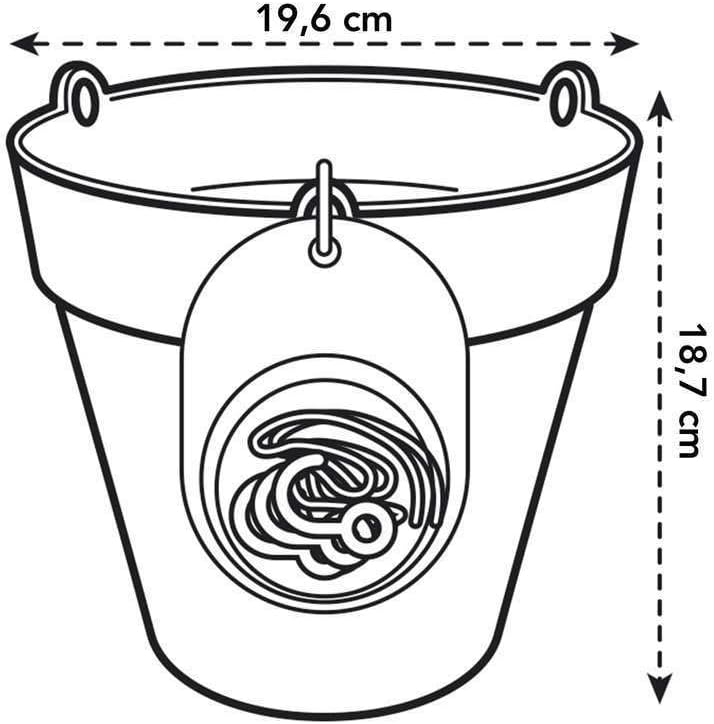 Loft Urban Ampel Hanging Basket D20cm Vit