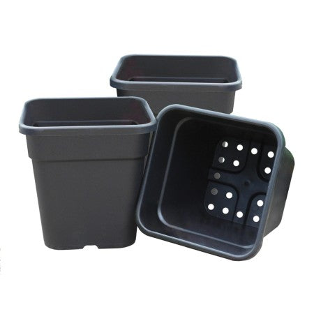Planteringskruka Fyrkantig 25cm 3-pack