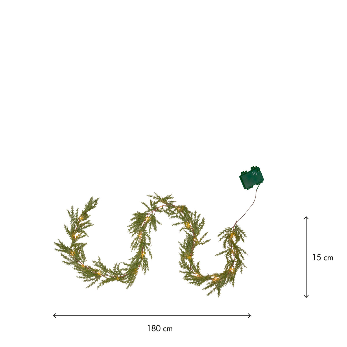 Girland Thuja Grön 180 cm 20 L ww BO