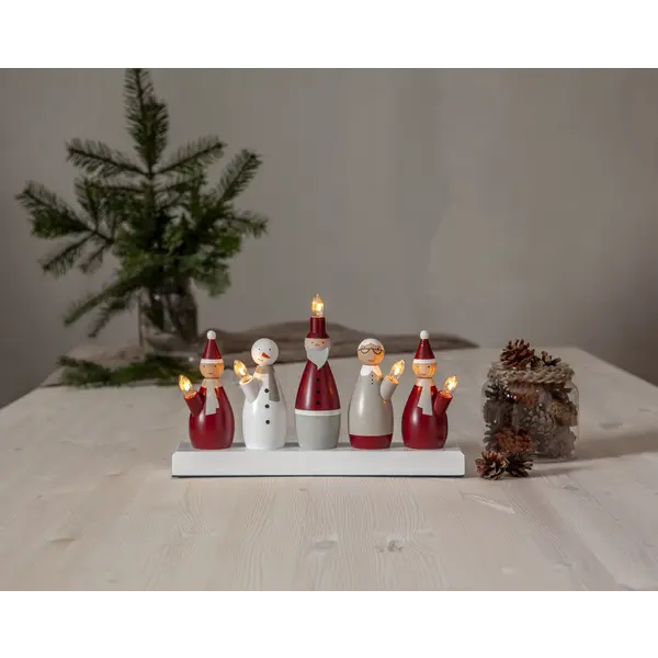 Ljusstake Tomtefamilj Multi 5L