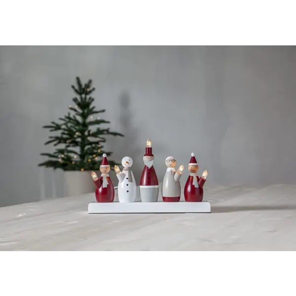 Ljusstake Tomtefamilj Multi 5L