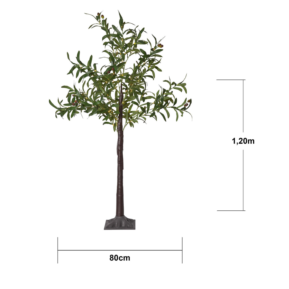Dekorationsträd Olivec 120cm