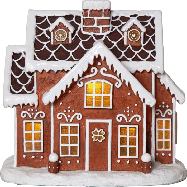 Panorama Gingerville Brun pepparkaka hus small