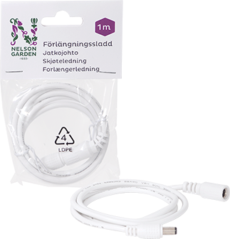 Förlängningssladd till växtbelysning 1m